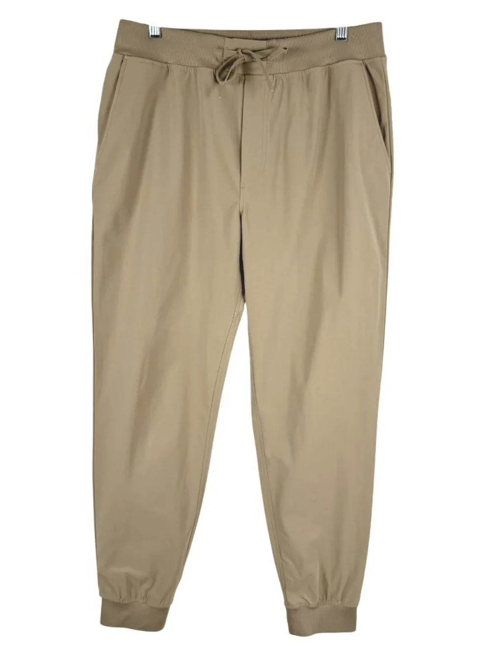 Rhoback Jogger Pants Mens Large Khaki Polyester Athletic Workout PT-2861